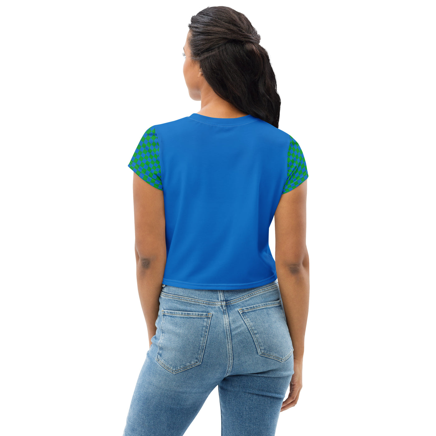 Blue Burst - Crop top