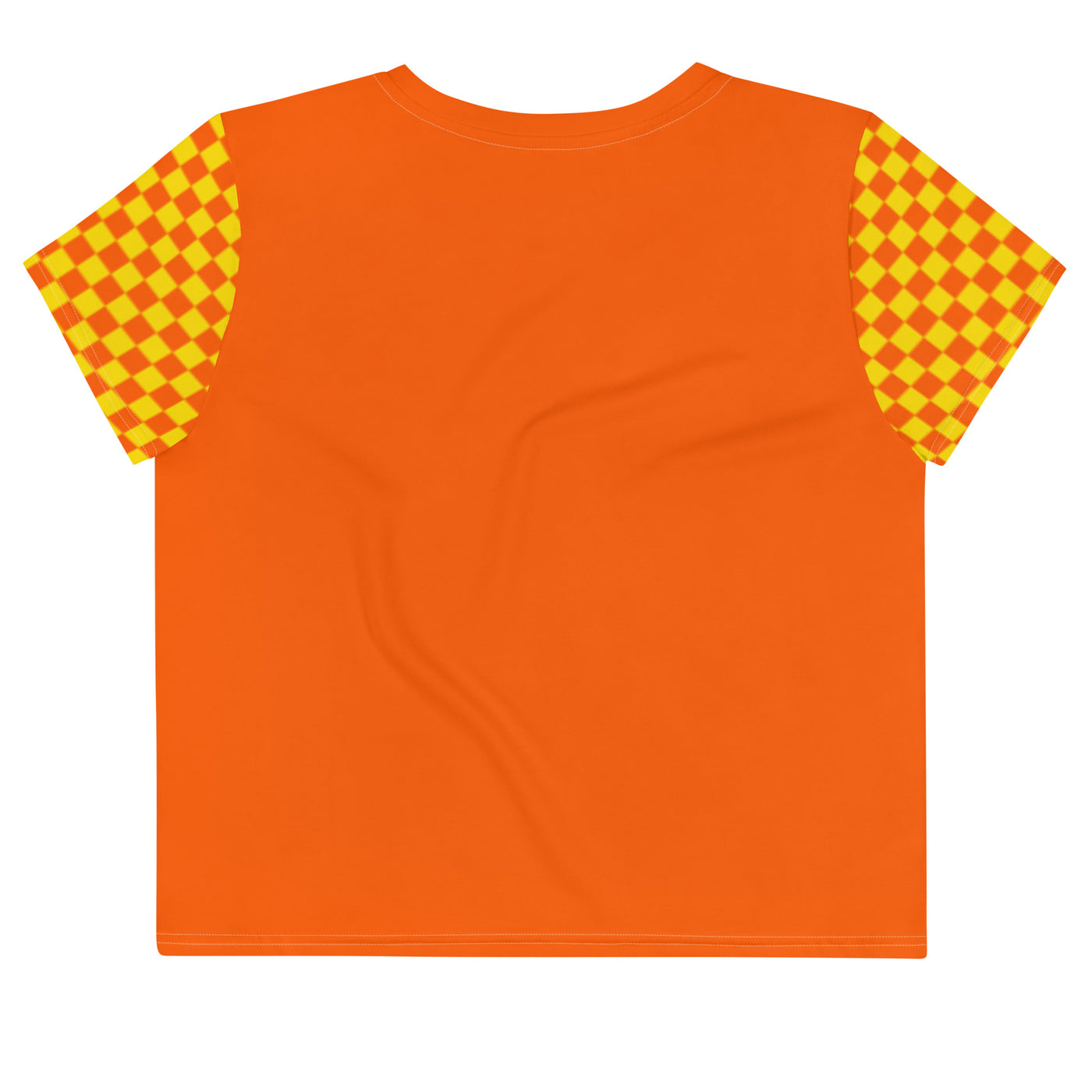 Orange Optimism - Crop top met all-over print