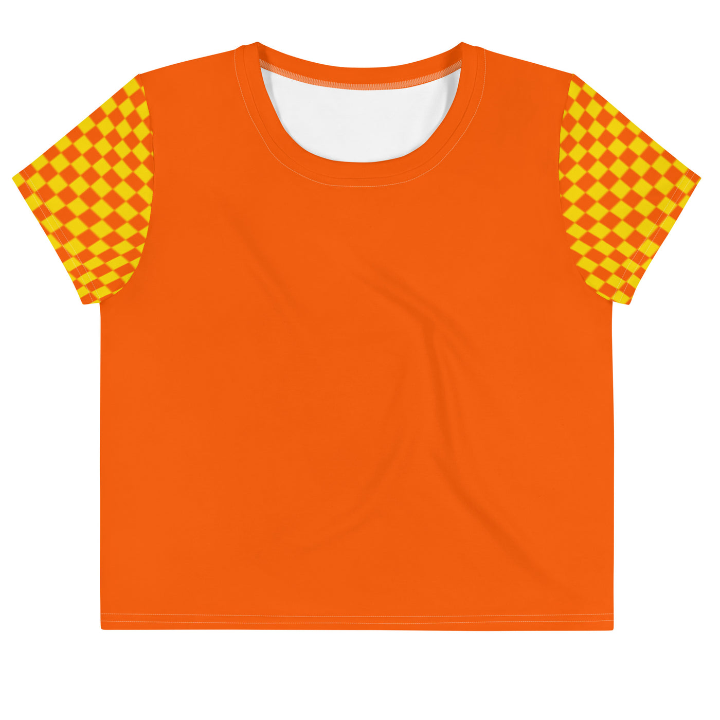 Orange Optimism - Crop top met all-over print