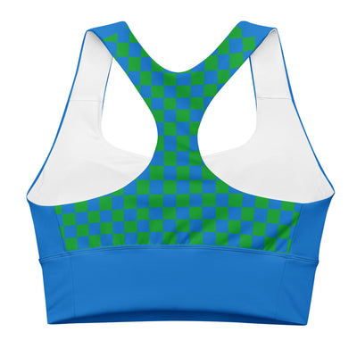 Blue Burst - Recycled Longline sport-BH