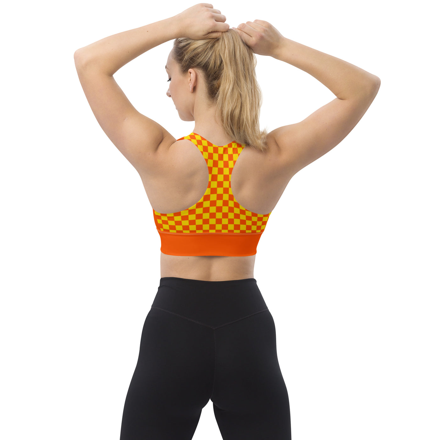 Orange Optimism - Recycled Longline sport-BH