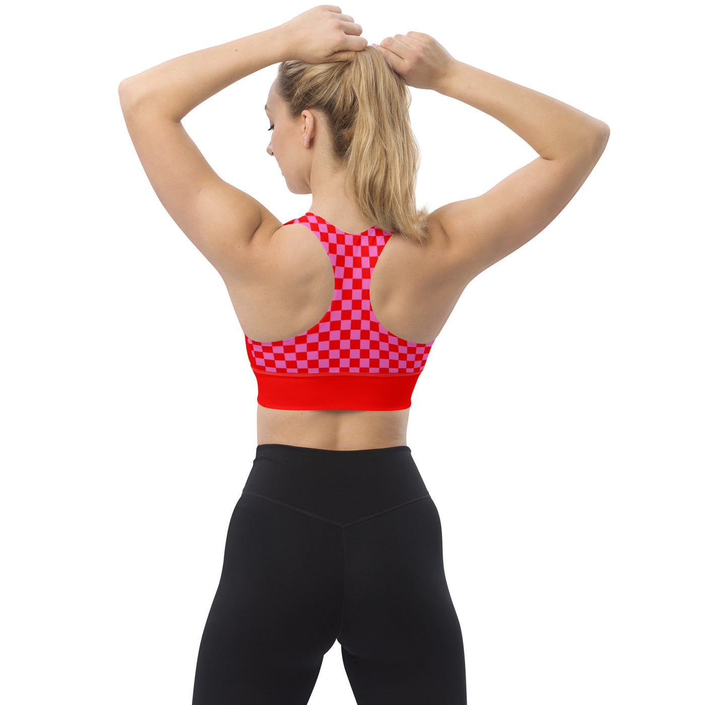 Red Rush - Recycled Longline sport-BH