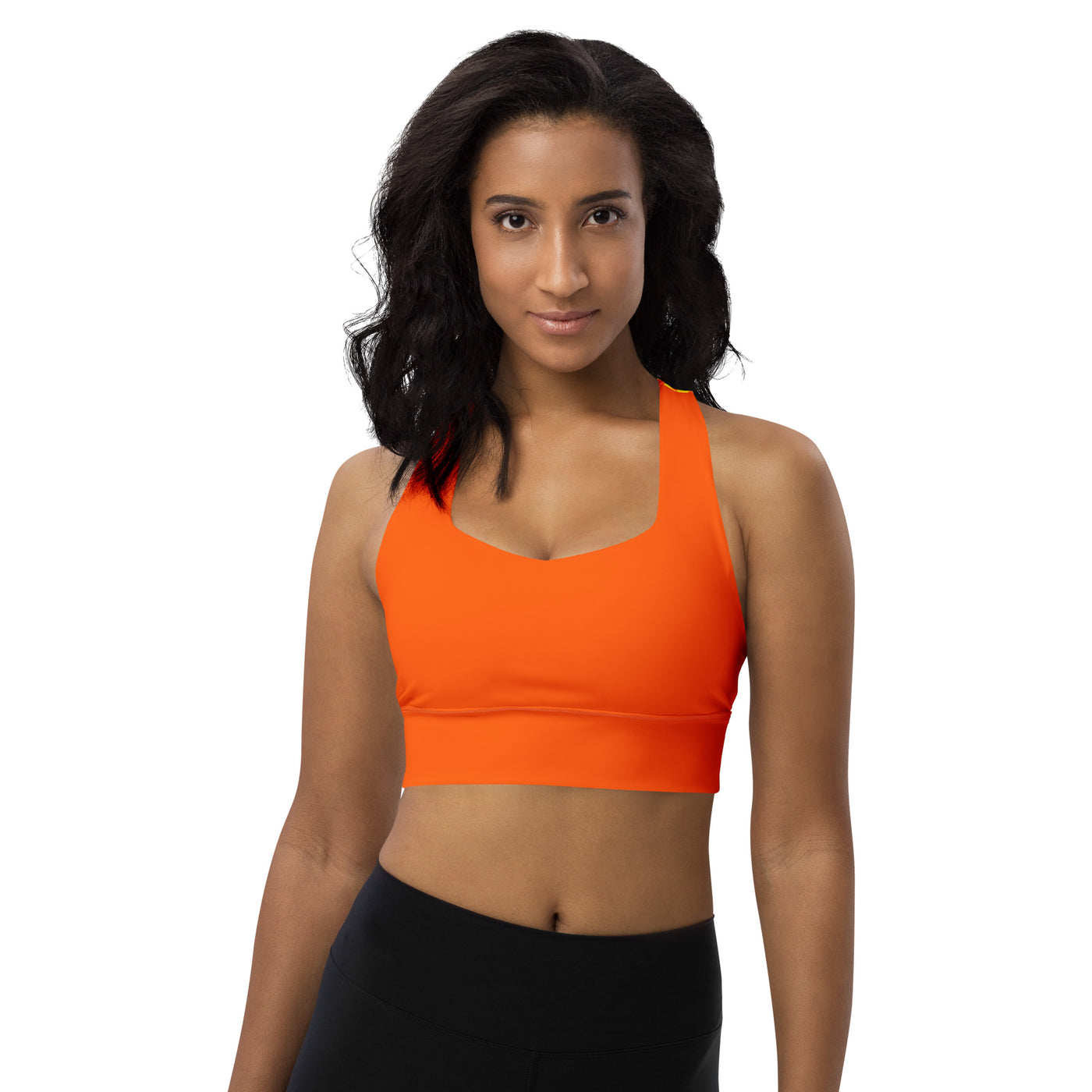 Orange Optimism - Recycled Longline sport-BH