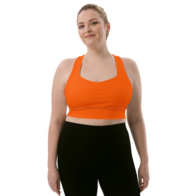 Orange Optimism - Recycled Longline sport-BH