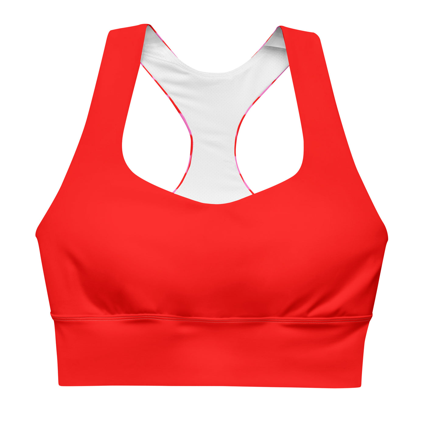 Red Rush - Recycled Longline sport-BH