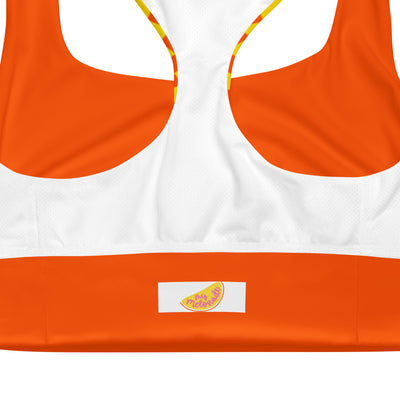 Orange Optimism - Recycled Longline sport-BH