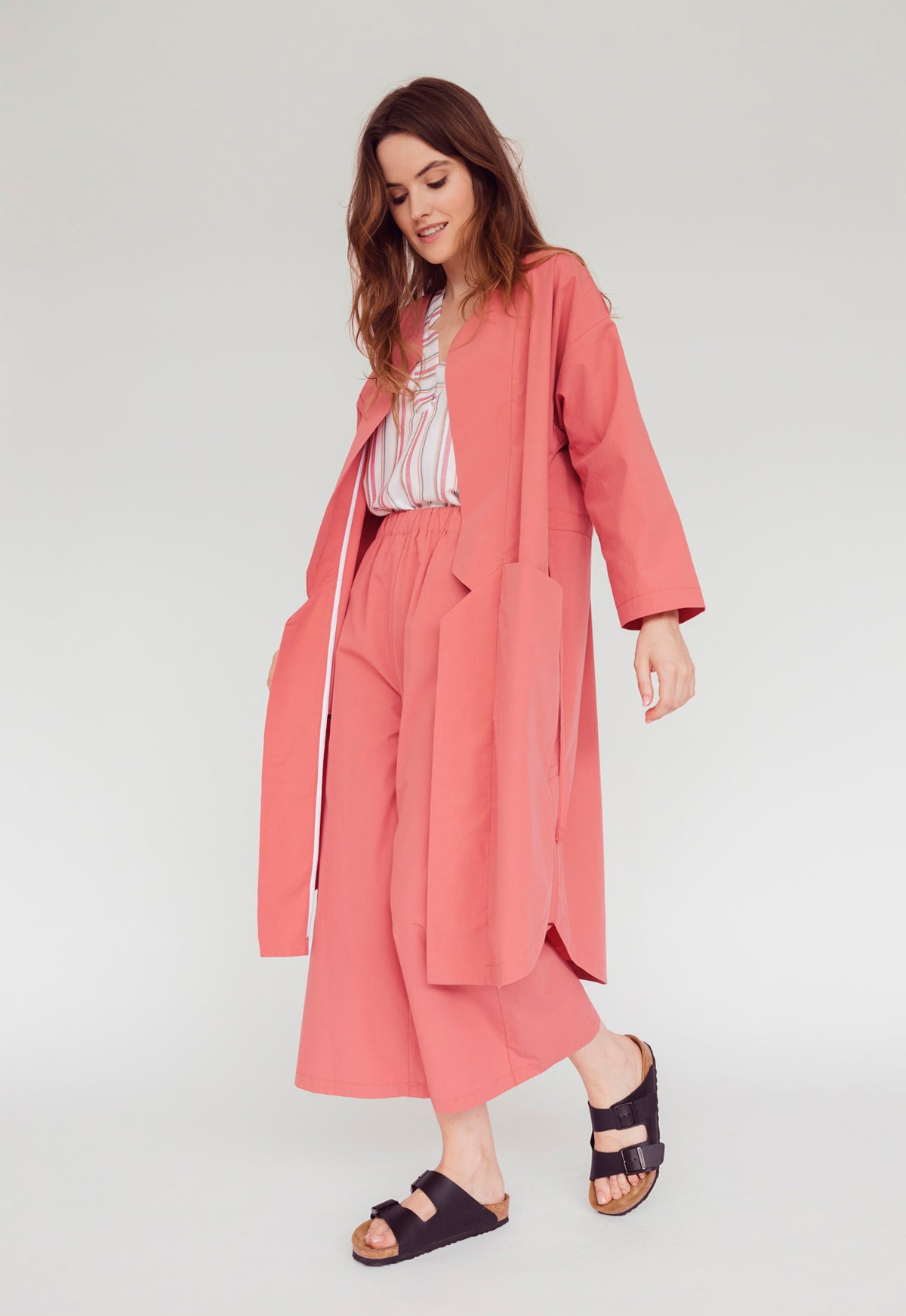 Trench Coat Tesino Cherry Pale Lavandera