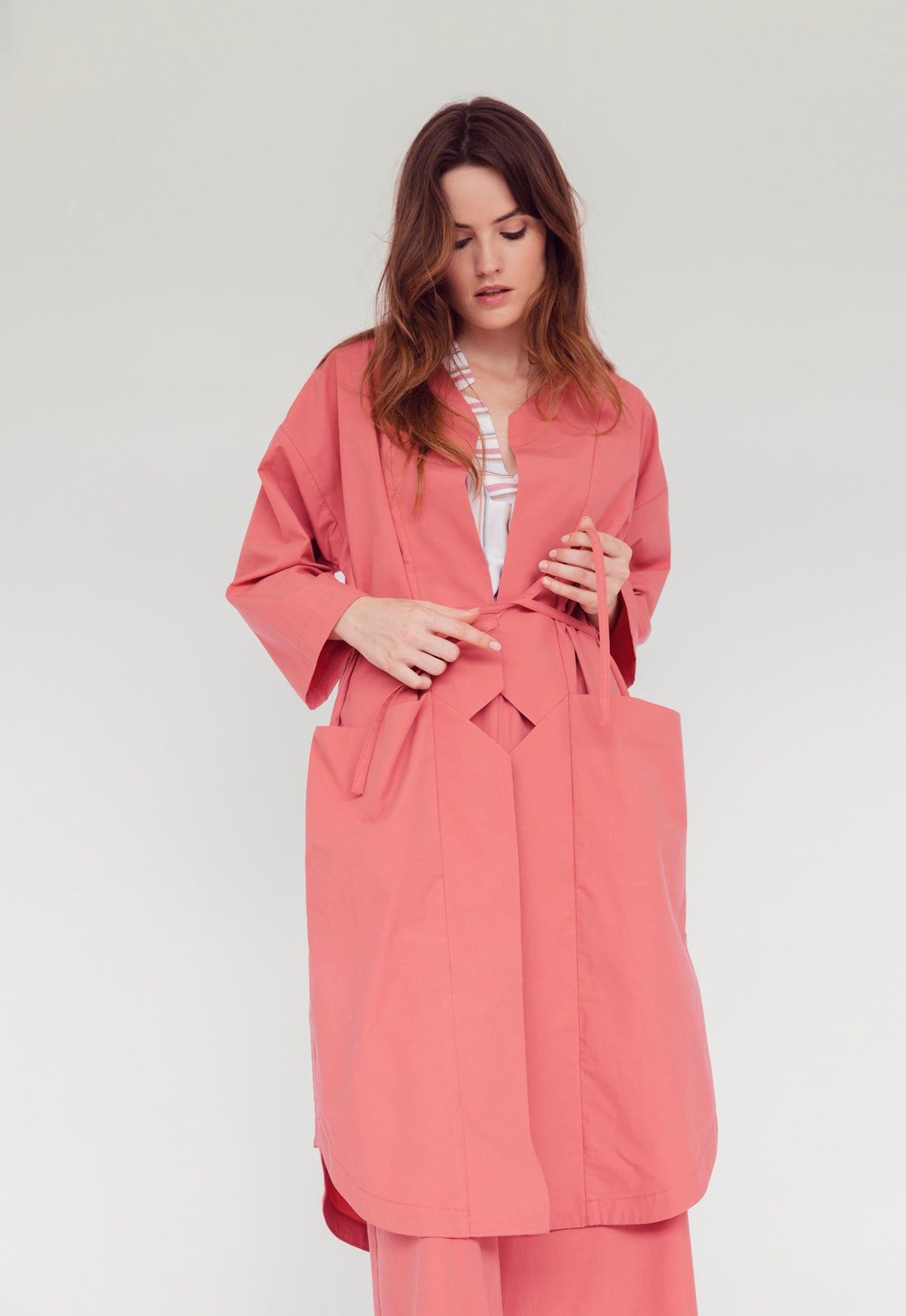 Trench Coat Tesino Cherry Pale Lavandera